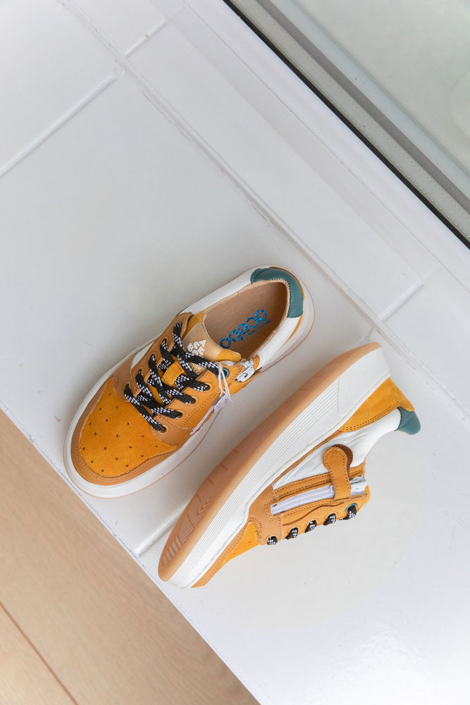 (80056) Low trainers Mustard