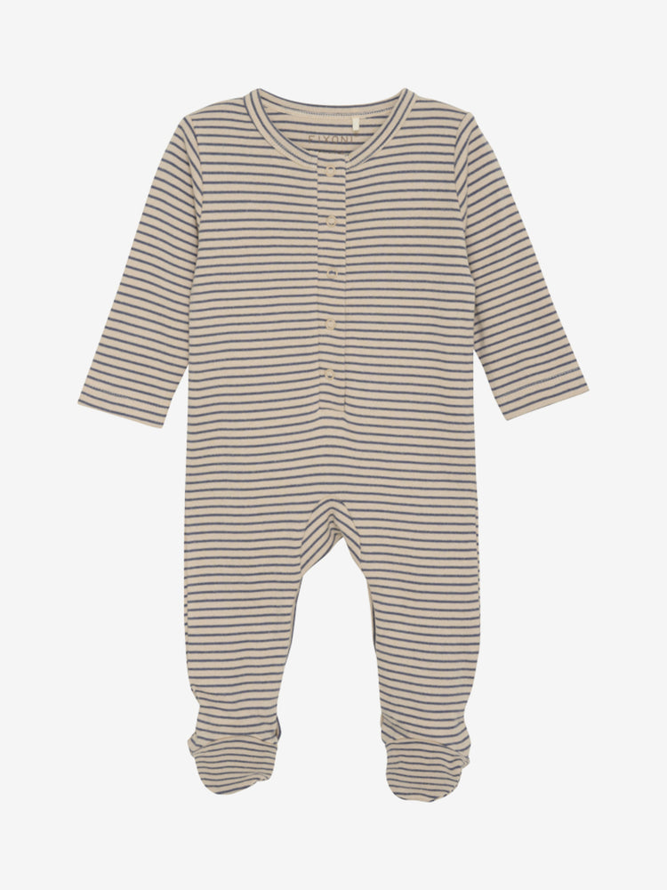 Romper LS W. Feet - Grisaille