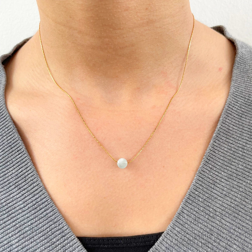Mini Moon Blue Necklace