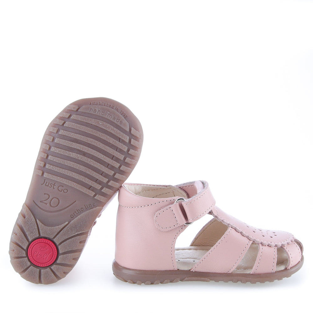 (1214D) Emel pink closed sandals