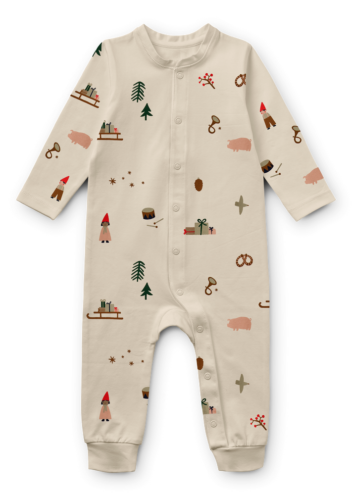 Birk Printed Pyjamas Jumpsuit / Holiday