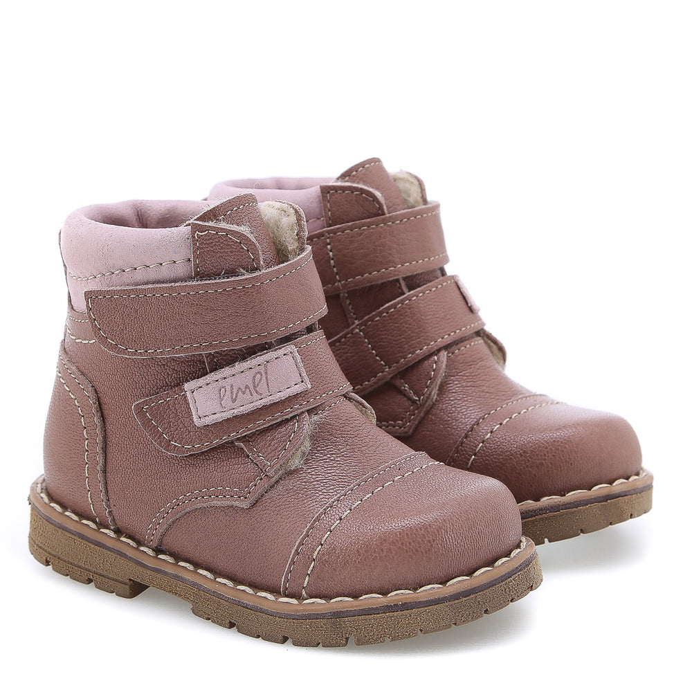 (EV2447A-11 / EV2448A-11) Emel winter shoes nude pink