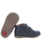 (1084-4) Emel first velcro shoes Blue