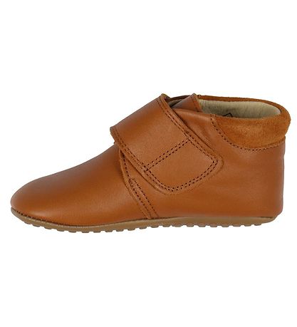 (1010) Pom Pom leather slippers - Camel