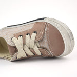 (2592B-9) Emel Low Lace Up Trainers brown silver - MintMouse (Unicorner Concept Store)