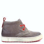 (2150-6 / 2242-6) Emel Dark Brown Lace Up Trainers