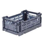 Folding crate Minibox - cobalt blue