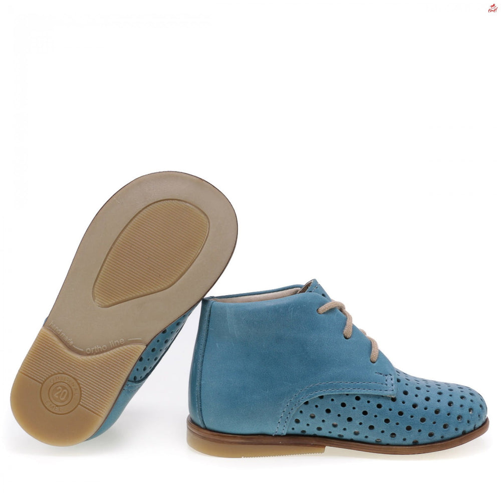 (1426-4) Emel perforated classic first shoes blue - MintMouse (Unicorner Concept Store)
