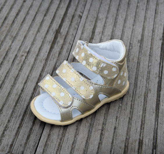 (2379) Emel Golden Dot Sandals - MintMouse (Unicorner Concept Store)