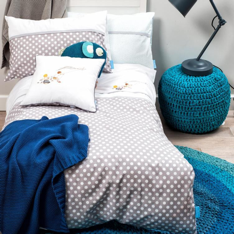 Bed linen set junior grey dots 49.90 - 50% - MintMouse (Unicorner Concept Store)