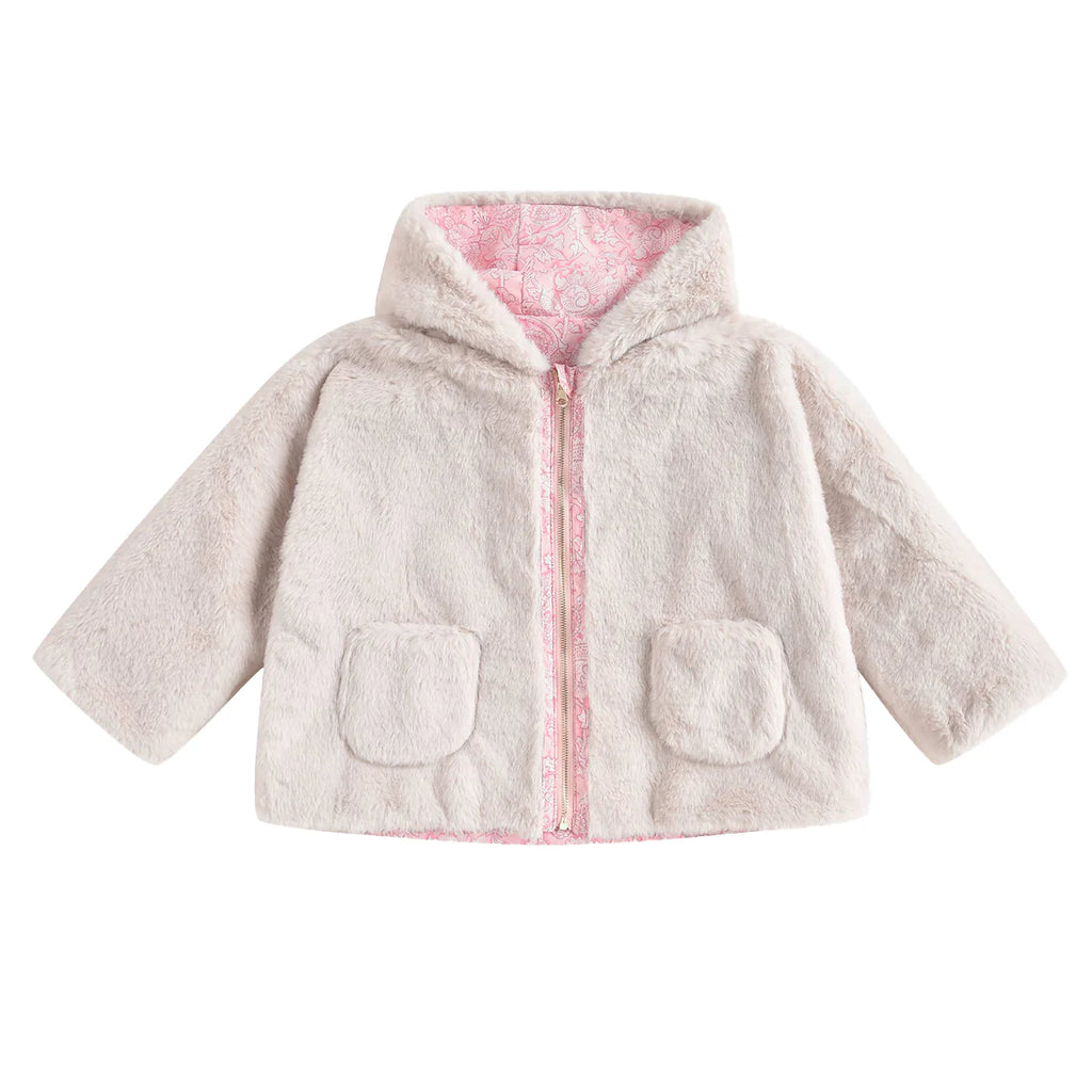 Reversible Coat Felvet - Pink Mountain Avens - MintMouse (Unicorner Concept Store)