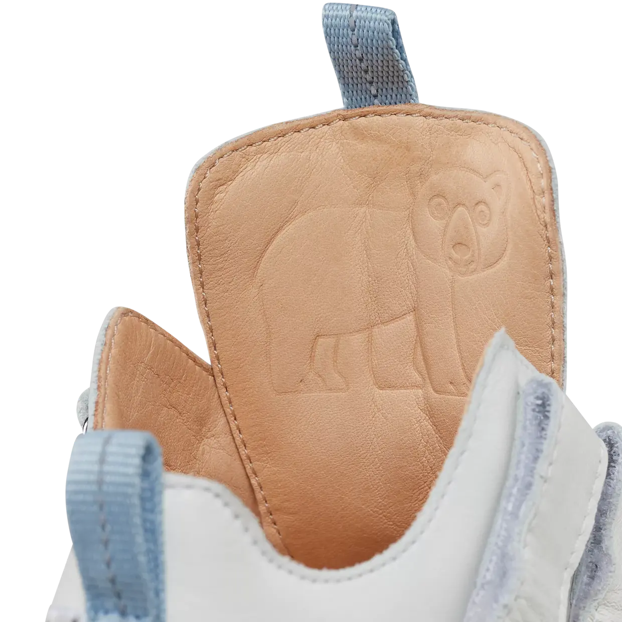 (00428-80013) Affenzahn Leather Buddy Polar Bear - MintMouse (Unicorner Concept Store)