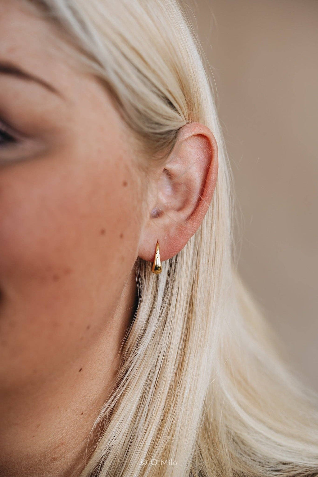 Chunky Raindrop Hoops. Delia: Big - MintMouse (Unicorner Concept Store)
