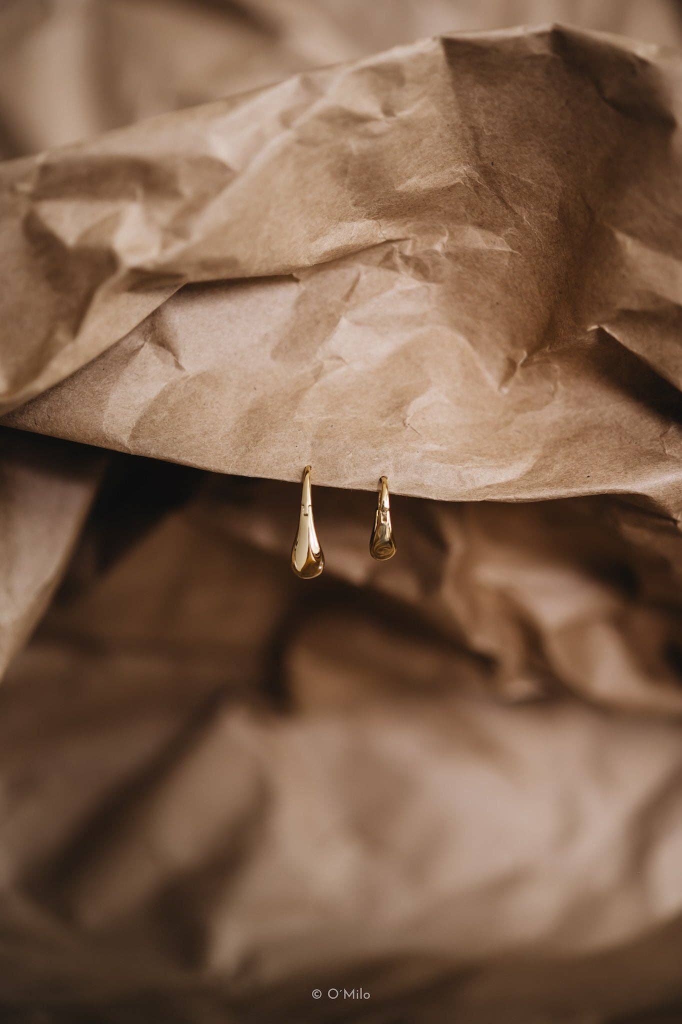 Chunky Raindrop Hoops. Delia: Big - MintMouse (Unicorner Concept Store)