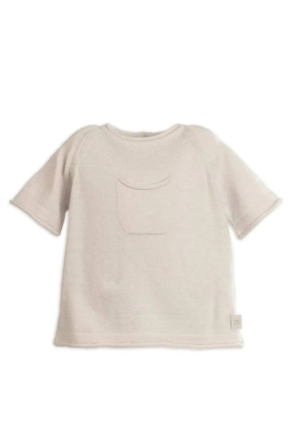 1008 Short sleeve jersey with pocket Baby - Sand 10 - MintMouse (Unicorner Concept Store)