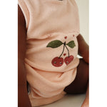 ( KS100925) Itty Romper Gots - Cameo Rose