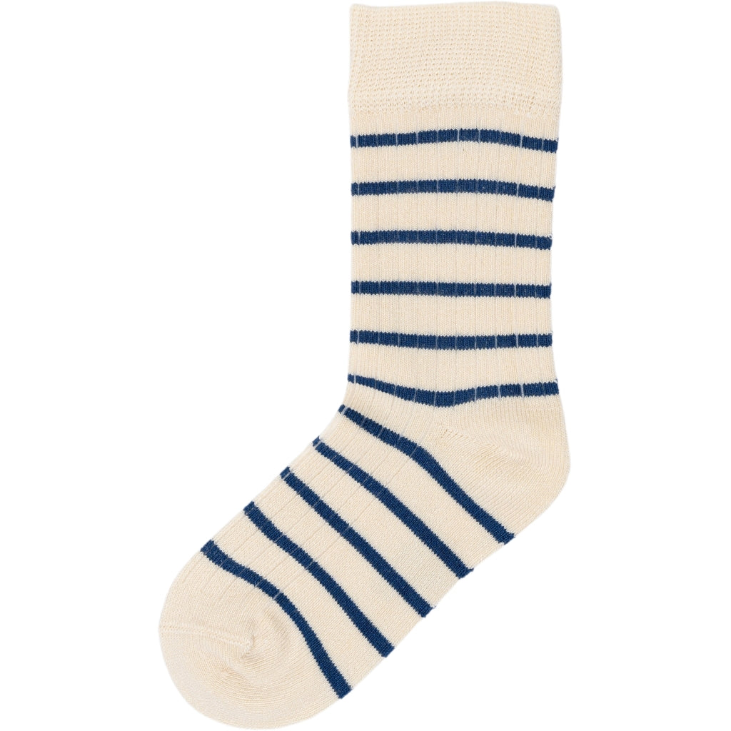 MP45 MiniPop® Bamboo Socks Stripe Deep Cobalt/Off White - MintMouse (Unicorner Concept Store)