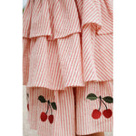 (KS100859) Ellie Dress Gots - Amour Stripe