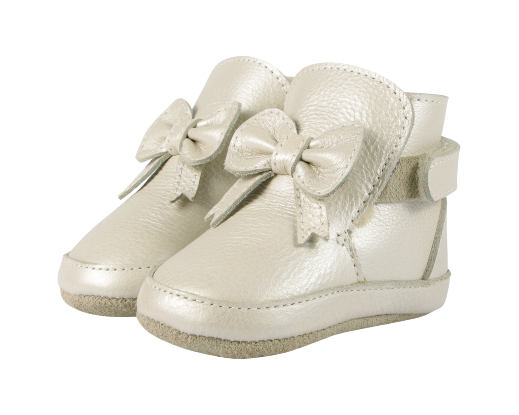 Cubow Baby Booties | Champagne Metallic Leather (1035800) - MintMouse (Unicorner Concept Store)