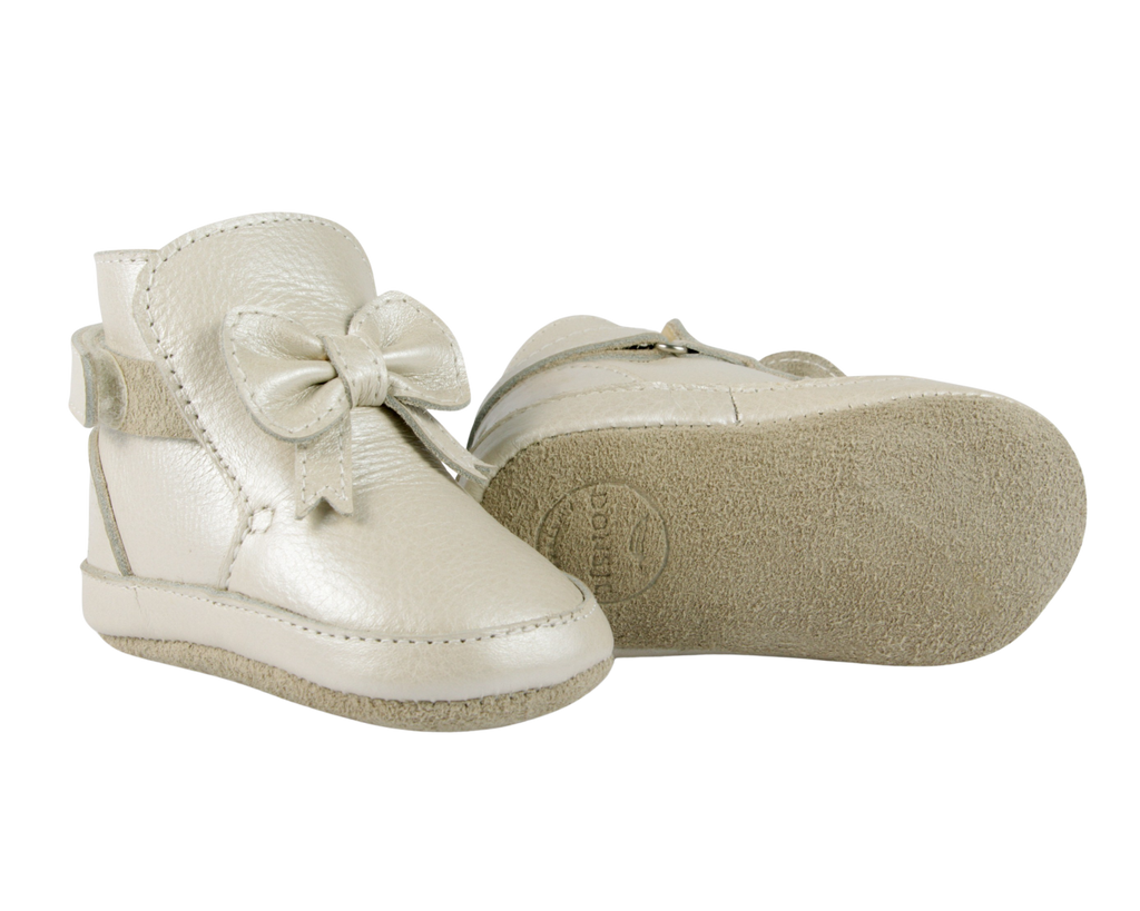 Cubow Baby Booties | Champagne Metallic Leather (1035800) - MintMouse (Unicorner Concept Store)