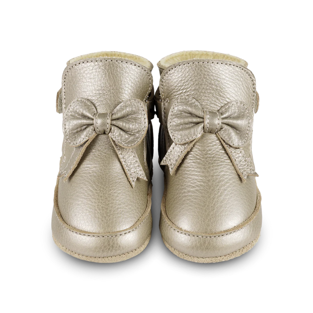 Cubow Baby Booties | Champagne Metallic Leather (1035800) - MintMouse (Unicorner Concept Store)