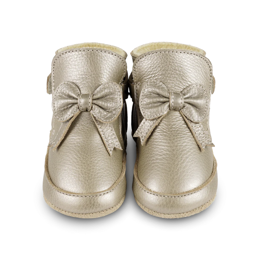 Cubow Baby Booties | Champagne Metallic Leather (1035800) - MintMouse (Unicorner Concept Store)