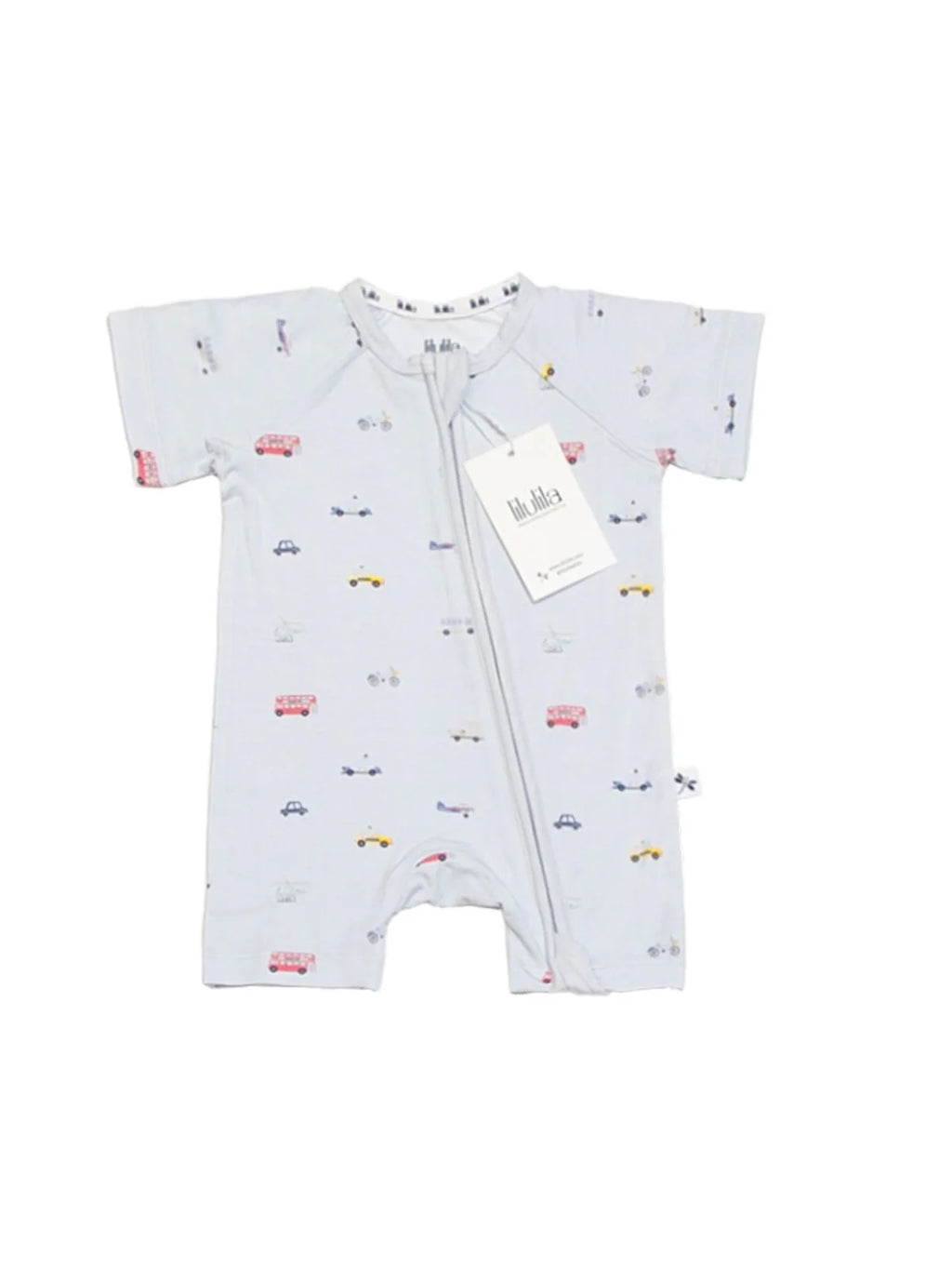 Short Little Ride Bamboo Zippy Romper - MintMouse (Unicorner Concept Store)