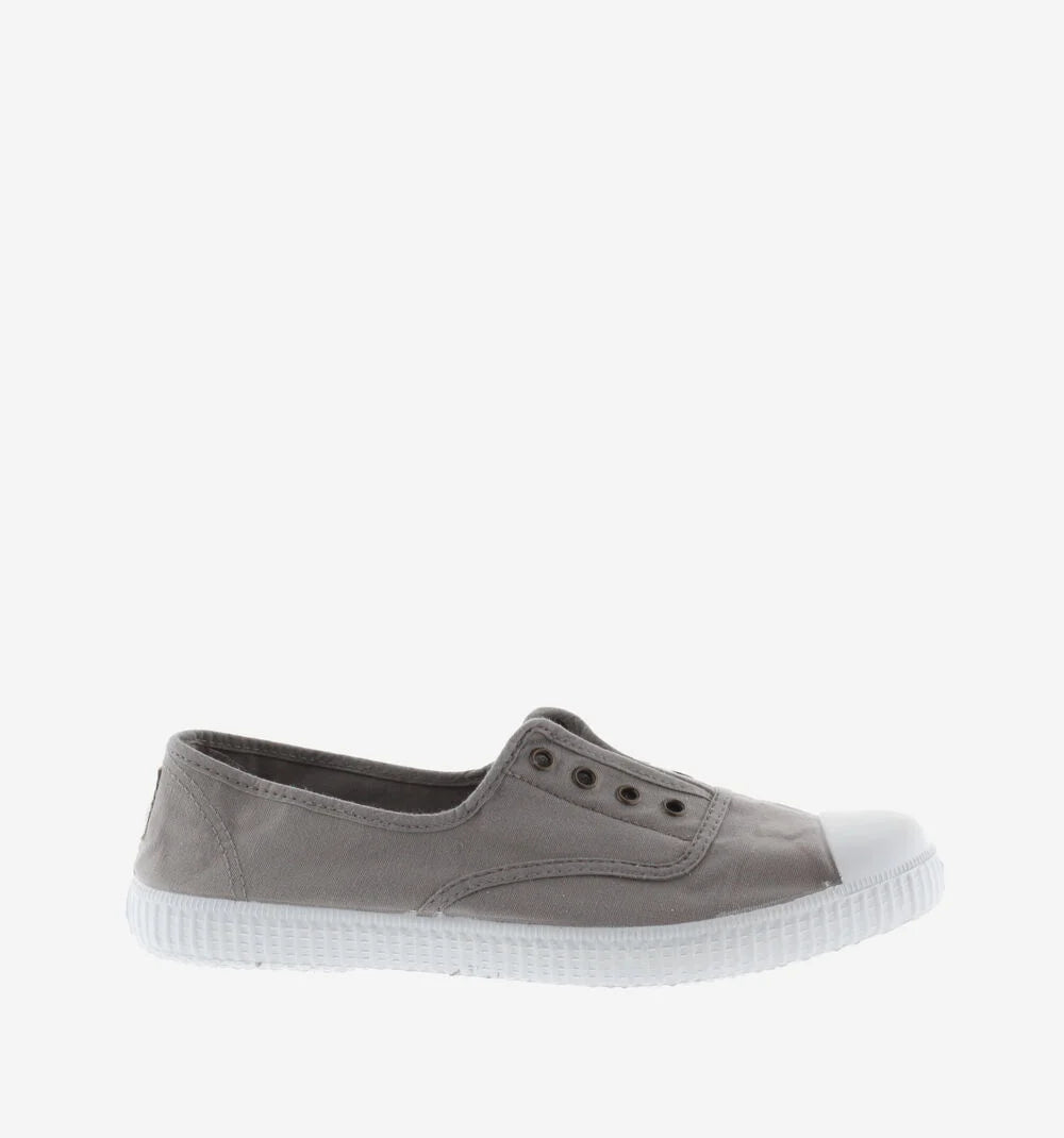 (106623) Women's canvas trainers with elastic - Gris - MintMouse (Unicorner Concept Store)