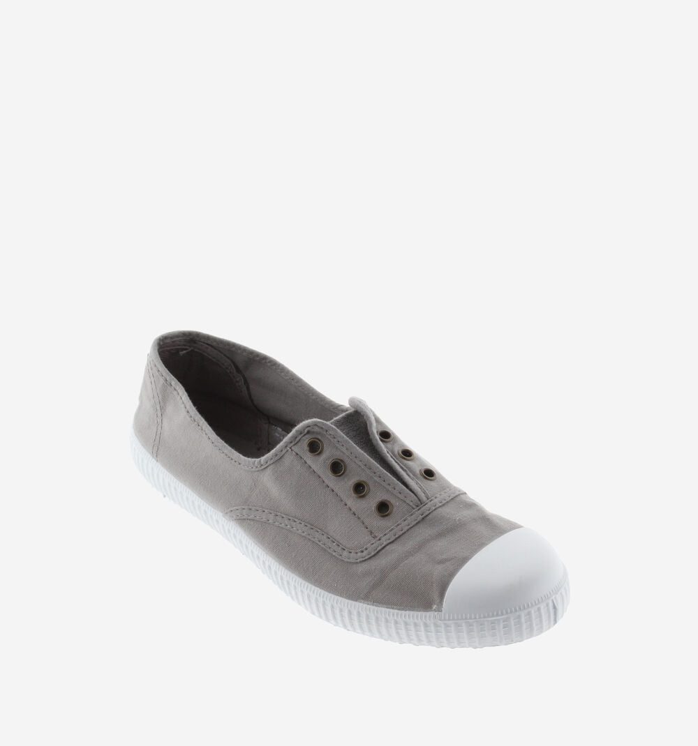 (106623) Women's canvas trainers with elastic - Gris - MintMouse (Unicorner Concept Store)