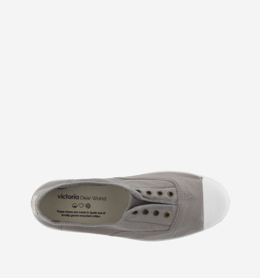 (106623) Women's canvas trainers with elastic - Gris - MintMouse (Unicorner Concept Store)