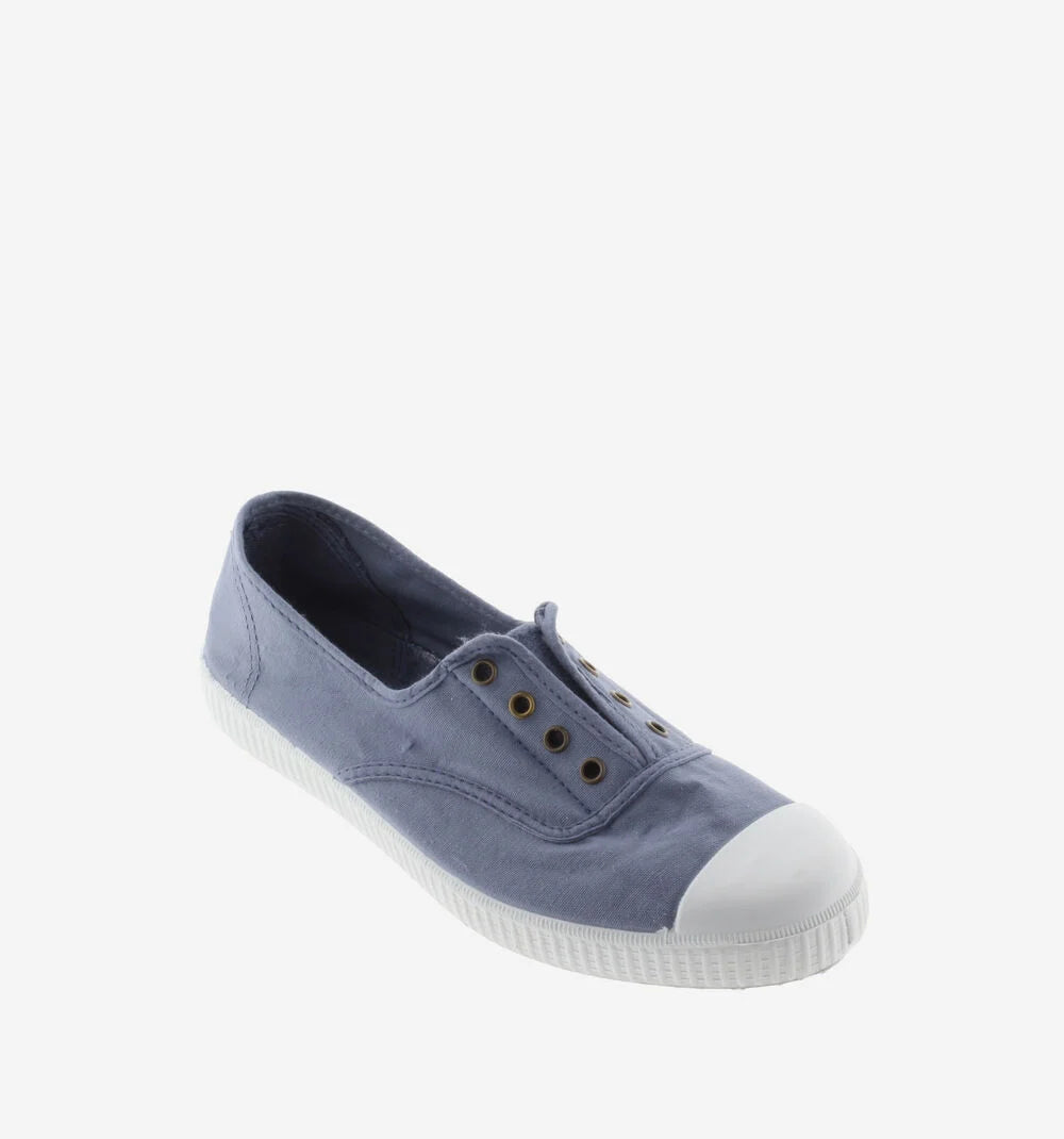 (106623) Women's canvas trainers with elastic - Azul - MintMouse (Unicorner Concept Store)