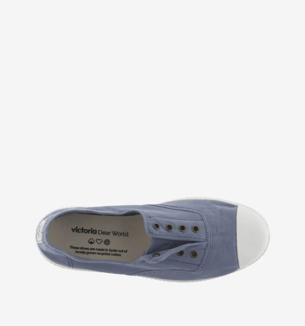 (106623) Women's canvas trainers with elastic - Azul - MintMouse (Unicorner Concept Store)
