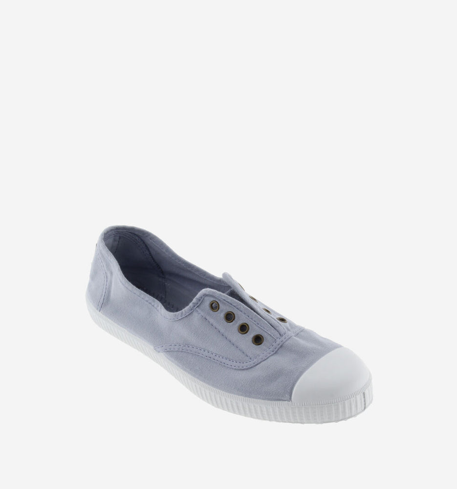 (106623) Women's canvas trainers with elastic - Nube