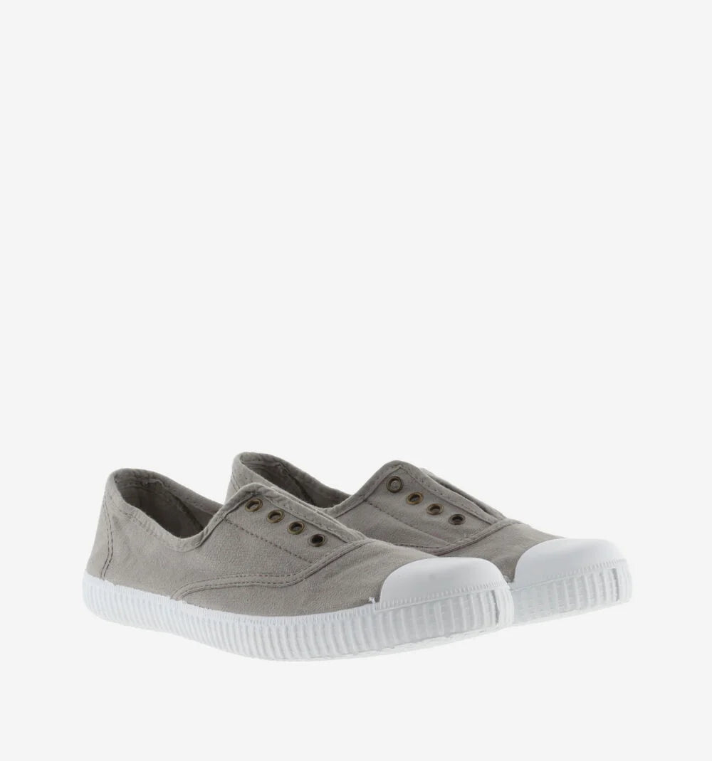(106623) Women's canvas trainers with elastic - Gris - MintMouse (Unicorner Concept Store)