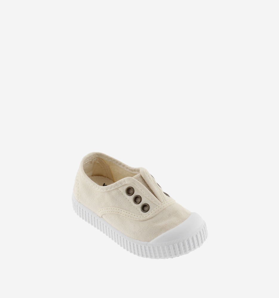 (106627) Children's canvas trainers with elastic - Cotton