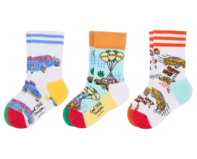 Socks Pack Cars - Hello Hossy - MintMouse (Unicorner Concept Store)