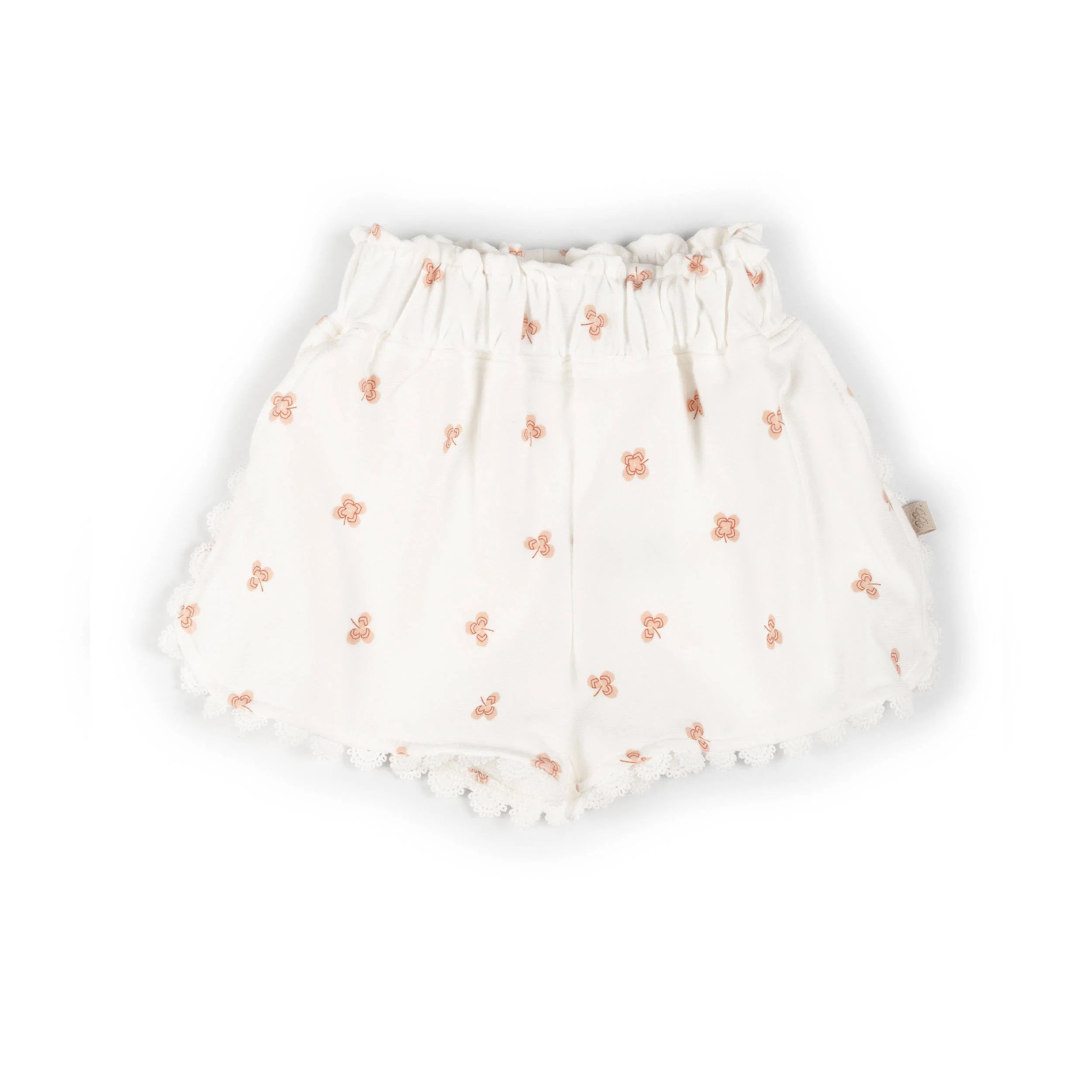 Girls' shorts with trim - LUCKY LEAVES PRINT 280 - MintMouse (Unicorner Concept Store)