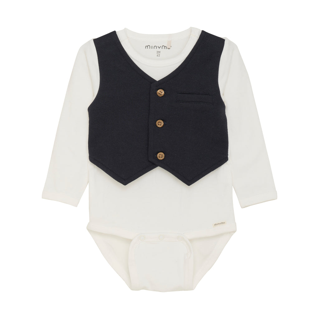 (113751) - Minymo - Body LS Snow White - MintMouse (Unicorner Concept Store)