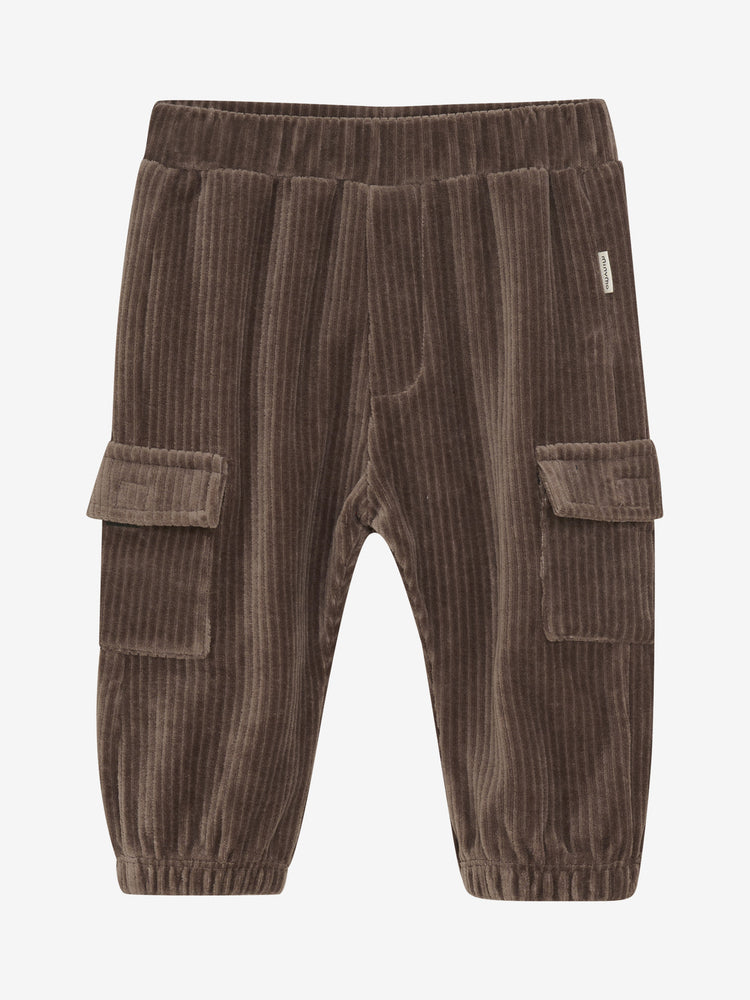 (114154 - 2502) Minymo - Pants Velour - chocolat chip