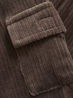 (114154 - 2502) Minymo - Pants Velour - chocolat chip