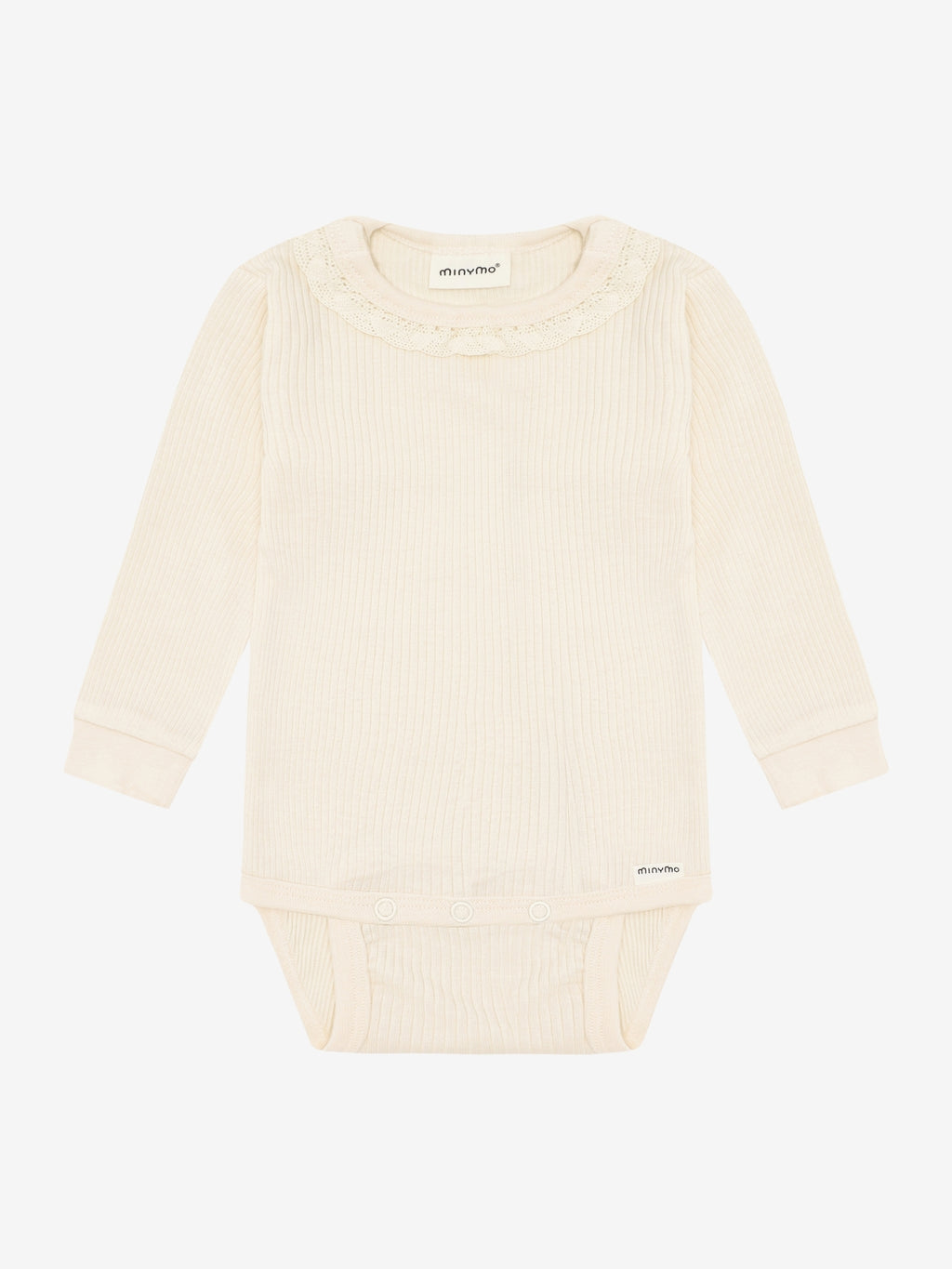 114205 Mynimo Body LS Rib - White Swan - MintMouse (Unicorner Concept Store)