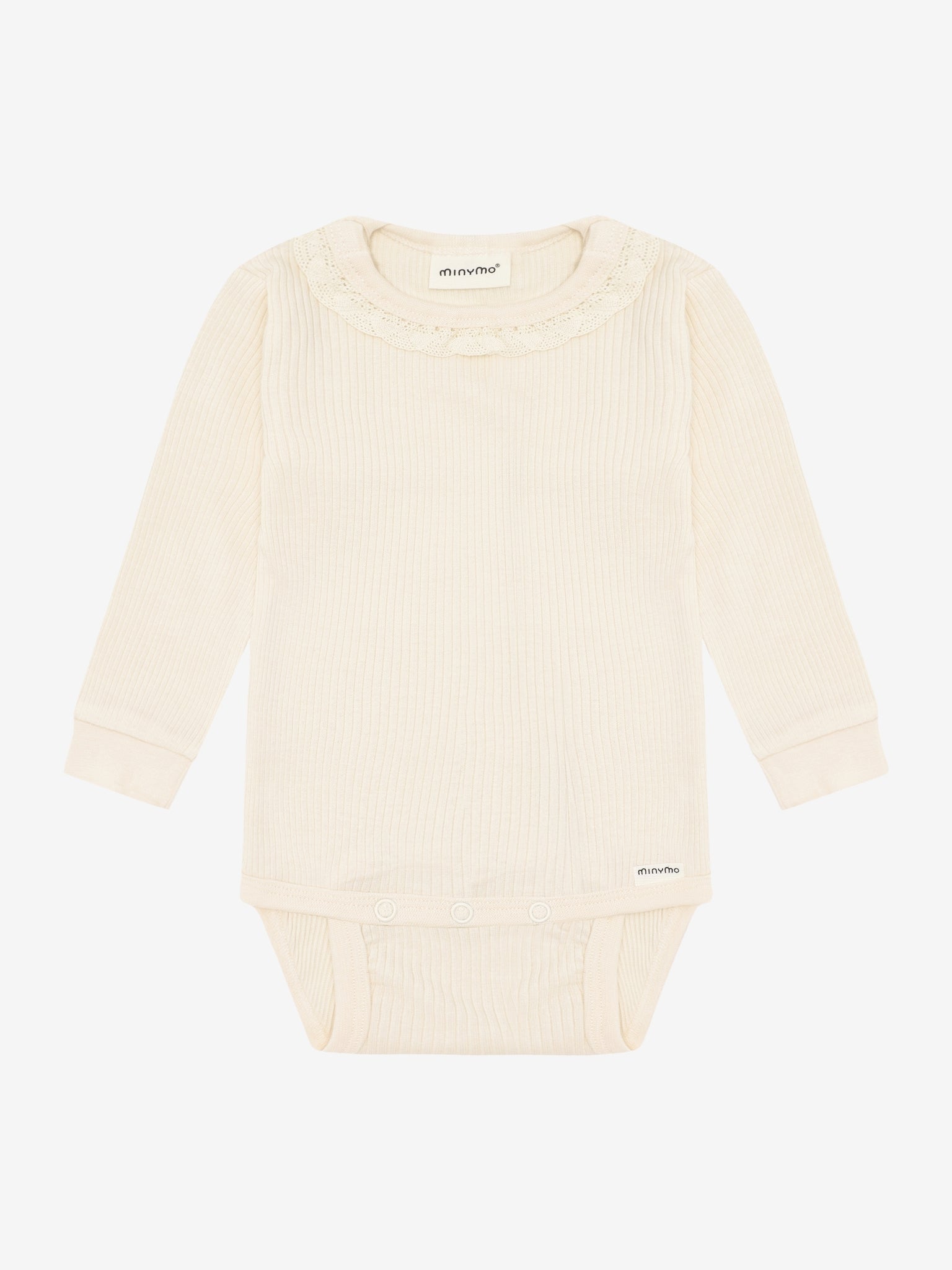 114205 Mynimo Body LS Rib - White Swan