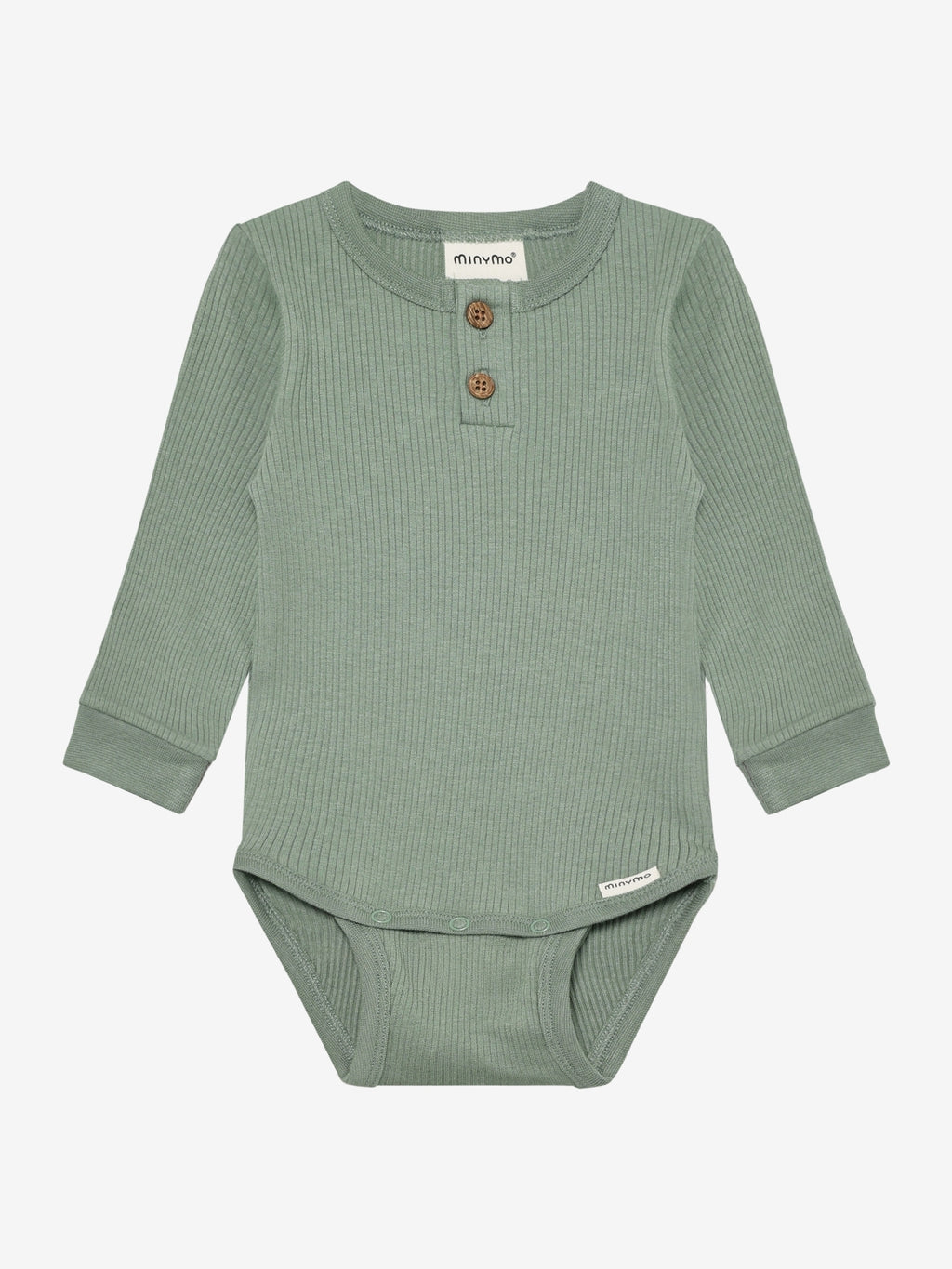 114205 Mynimo Body LS Rib - Green Lily Pad - MintMouse (Unicorner Concept Store)