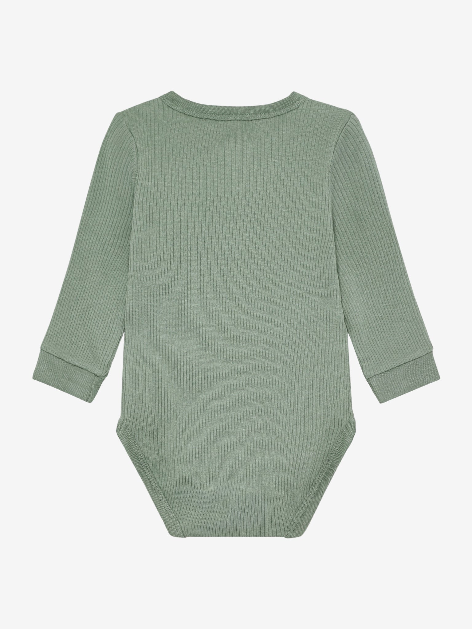 114205 Mynimo Body LS Rib - Green Lily Pad