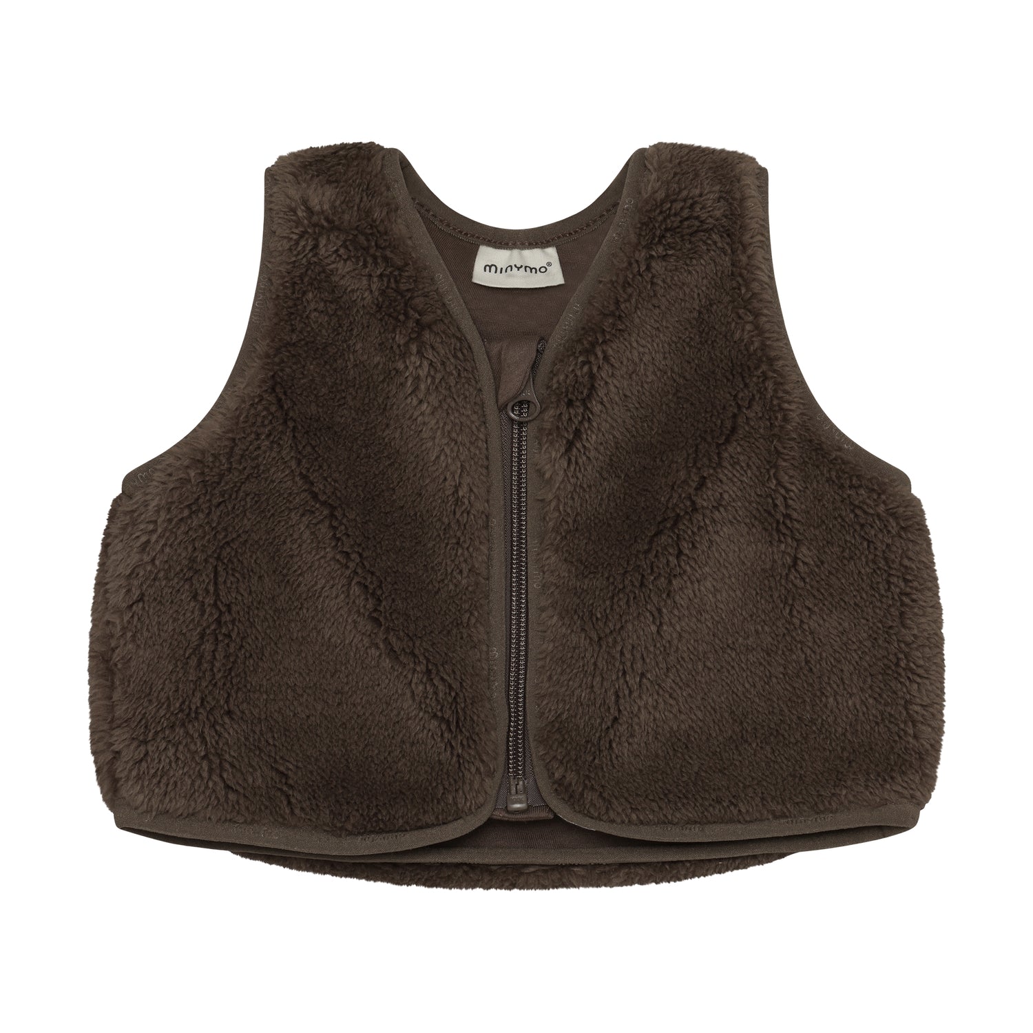 (114424-2502) Vest Teddy - Chocolate Chip