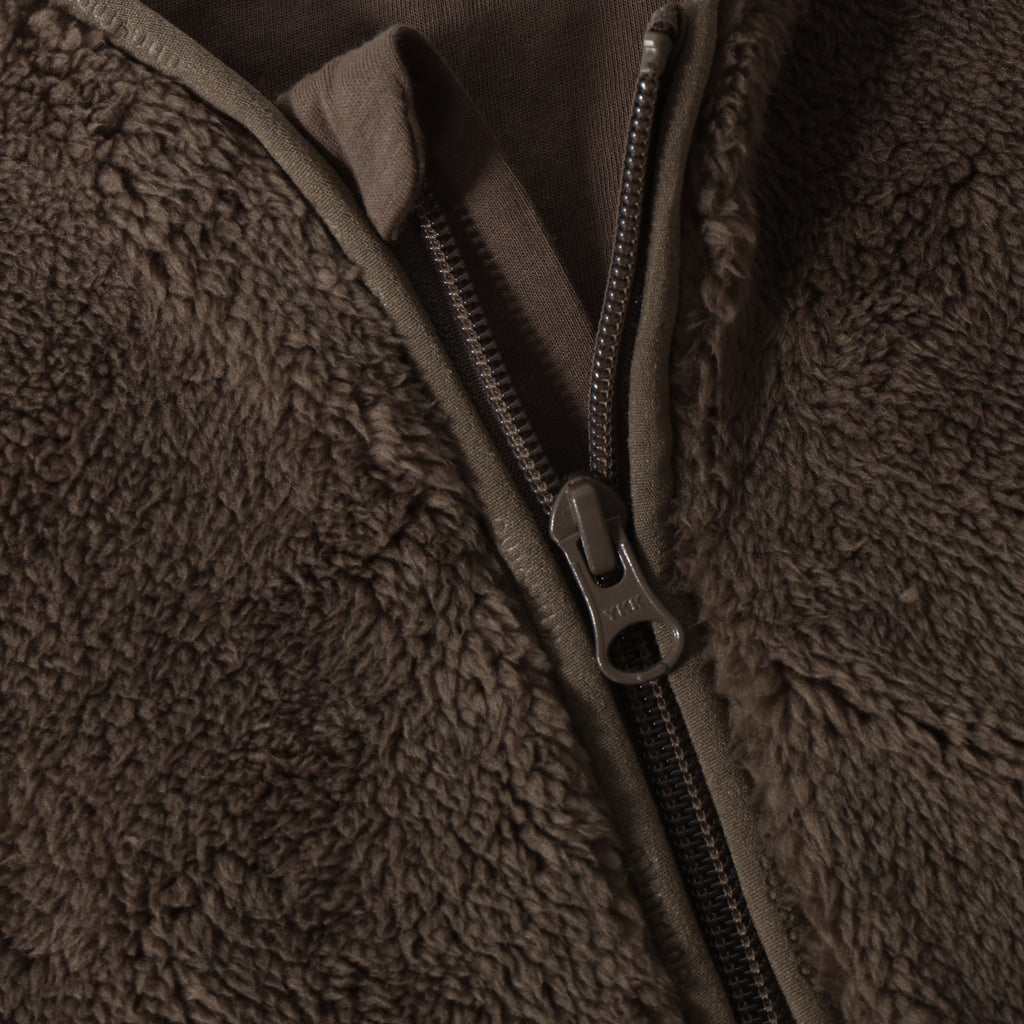 (114424-2502) Vest Teddy - Chocolate Chip