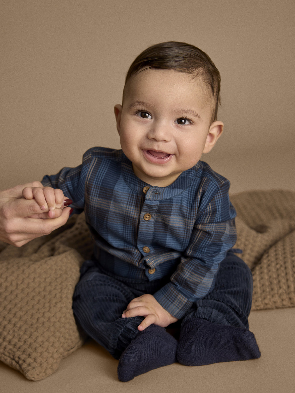 Pants Velour - Midnight Navy