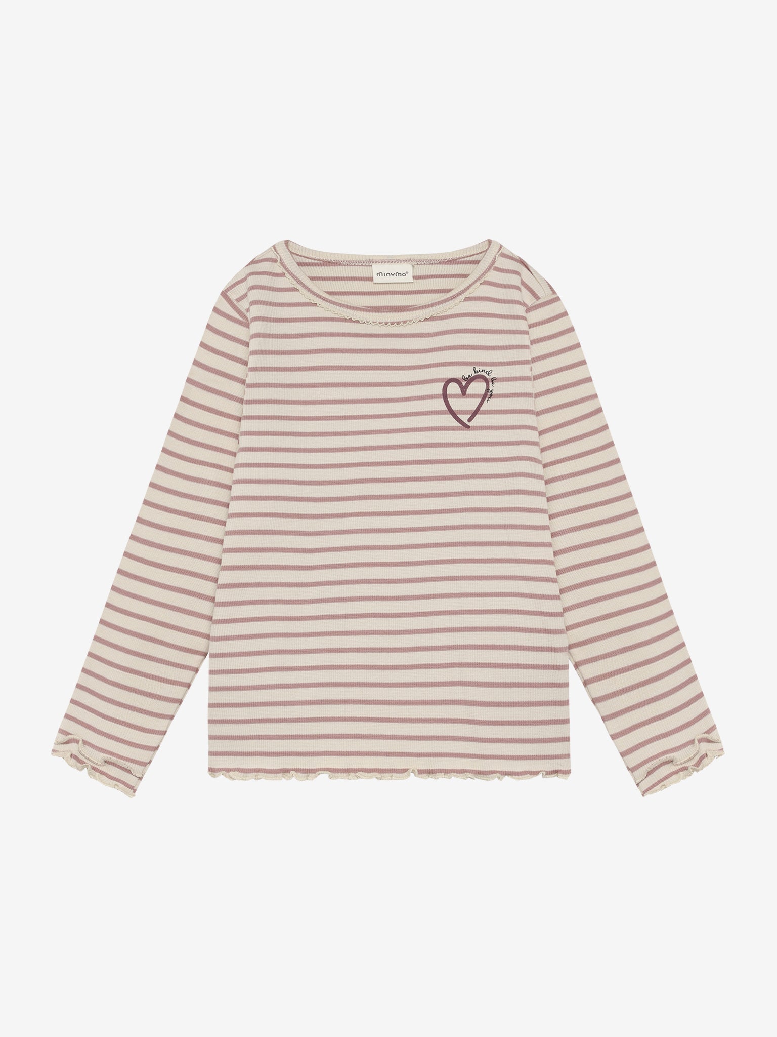 124442 T-Shirt LS Y/D Rib  - Fawn