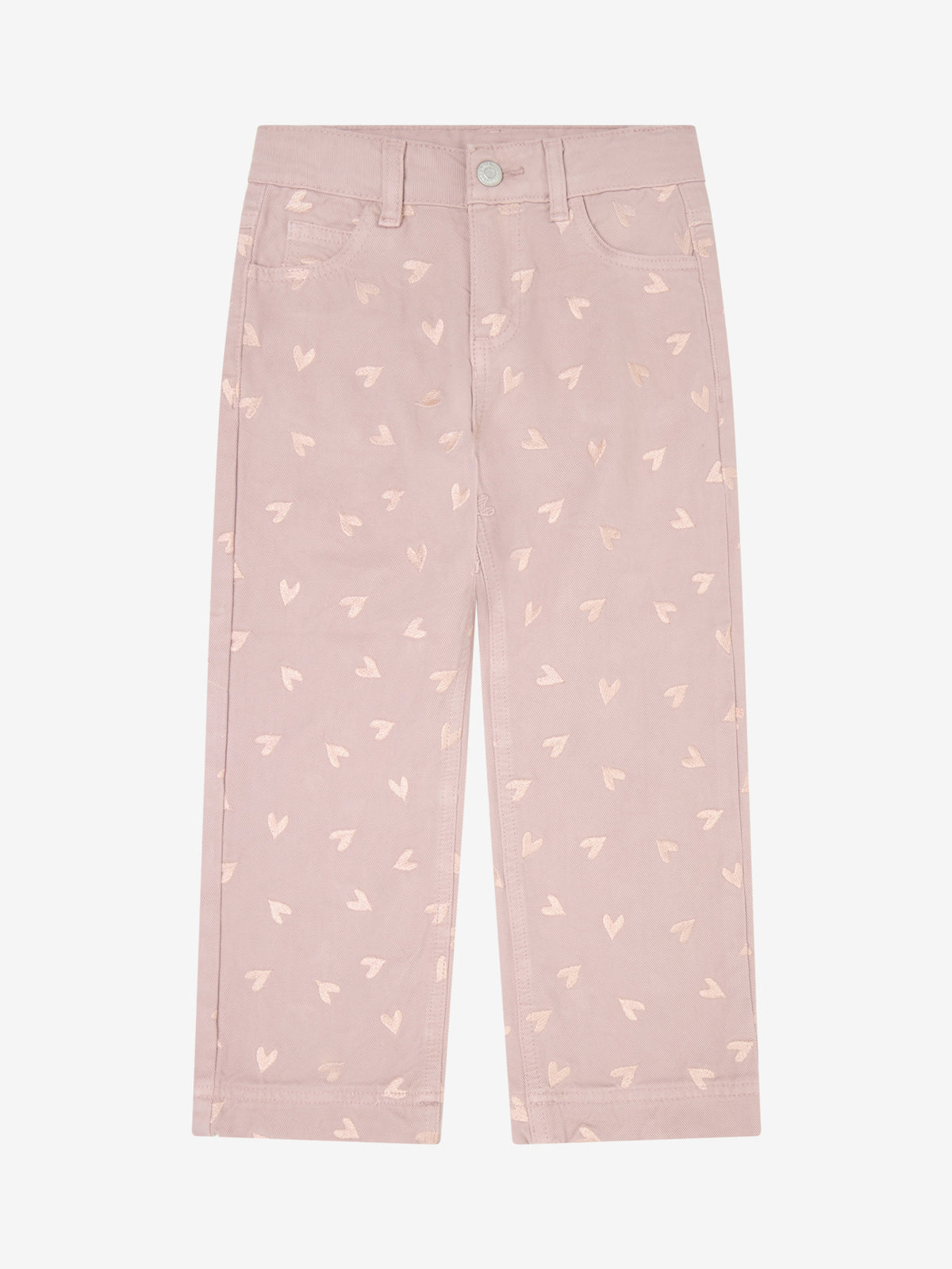 (134448) Minymo - Pants Twill w. Emb - Fawn - MintMouse (Unicorner Concept Store)