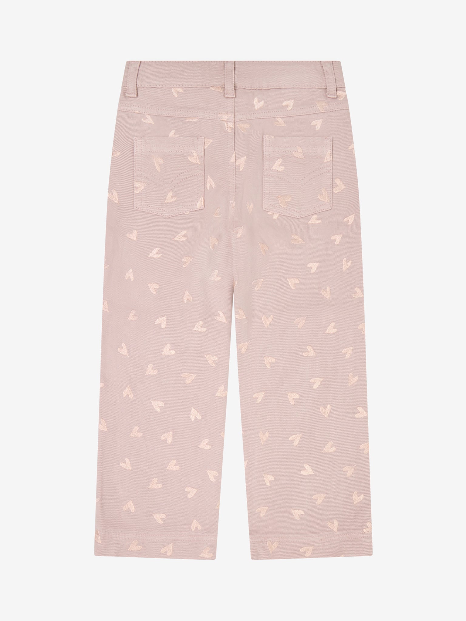 (134448) Minymo - Pants Twill w. Emb - Fawn - MintMouse (Unicorner Concept Store)